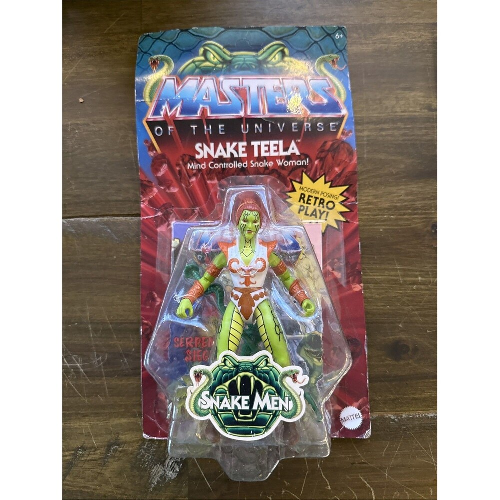 Snake Teela MOTU Masters Of The Universe Origins Action Figure New BOX DAMAGE